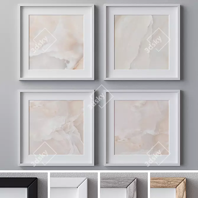 Versatile Set of Wall Paintings 3D model image 1