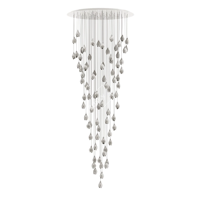 Porcelain Pendant Lamp: Haberdashery Bloom 3D model image 5