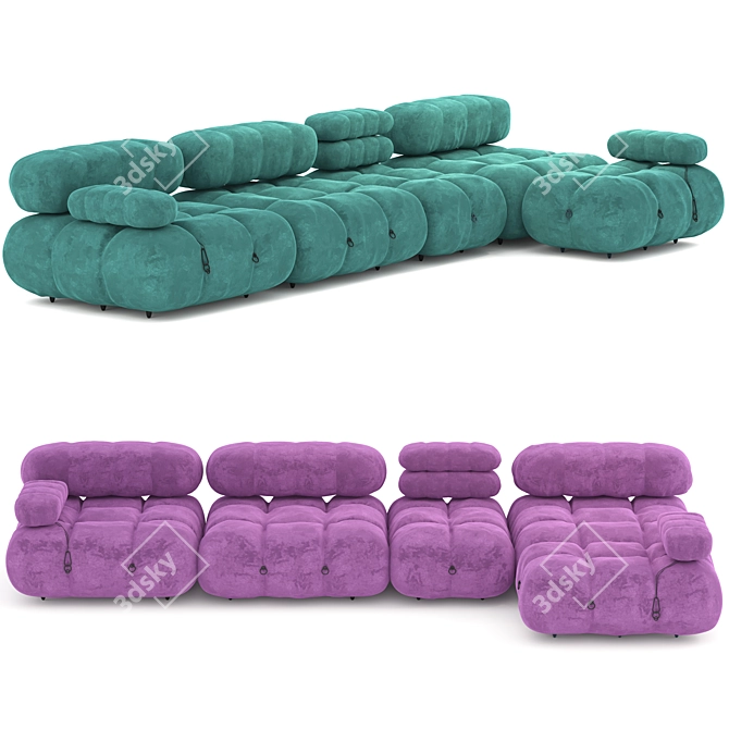 Sophisticated B&B Italia Sofa 3D model image 2