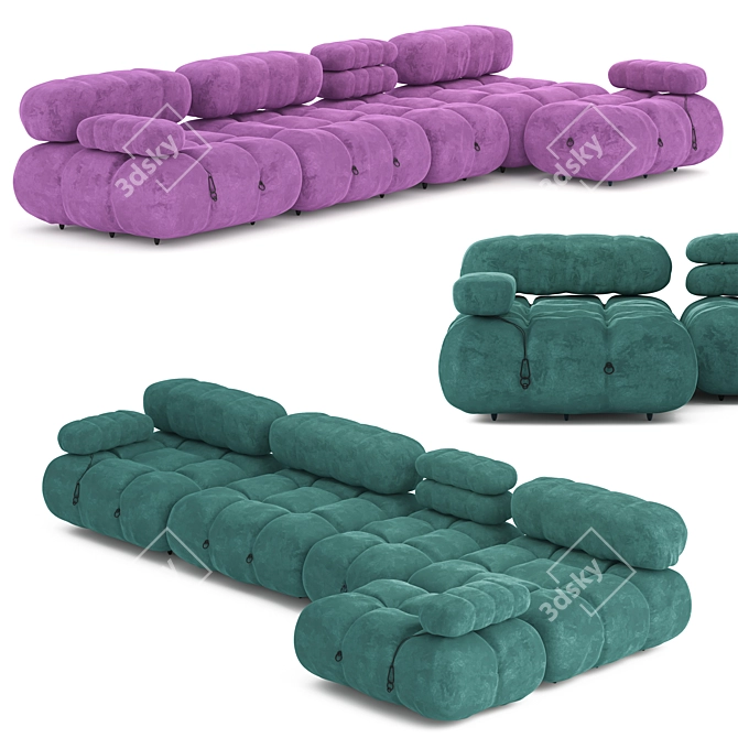 Sophisticated B&B Italia Sofa 3D model image 3