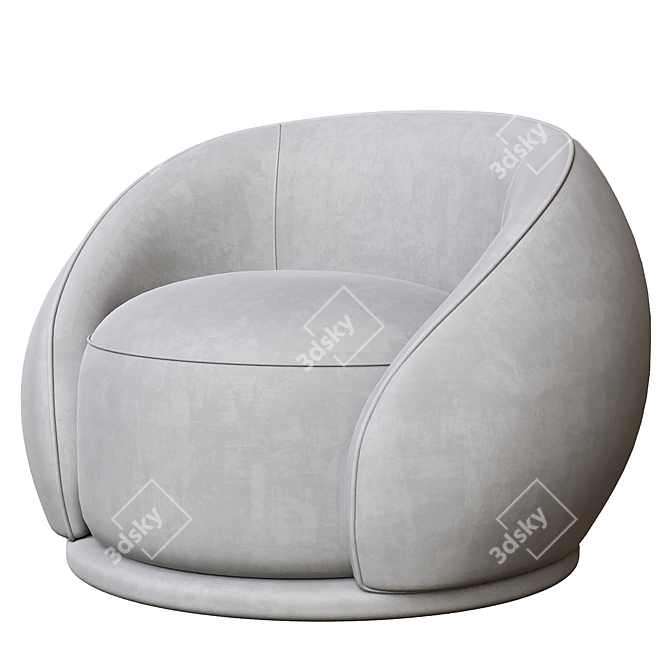 Elegant Julep Armchair: Timeless Beauty 3D model image 2