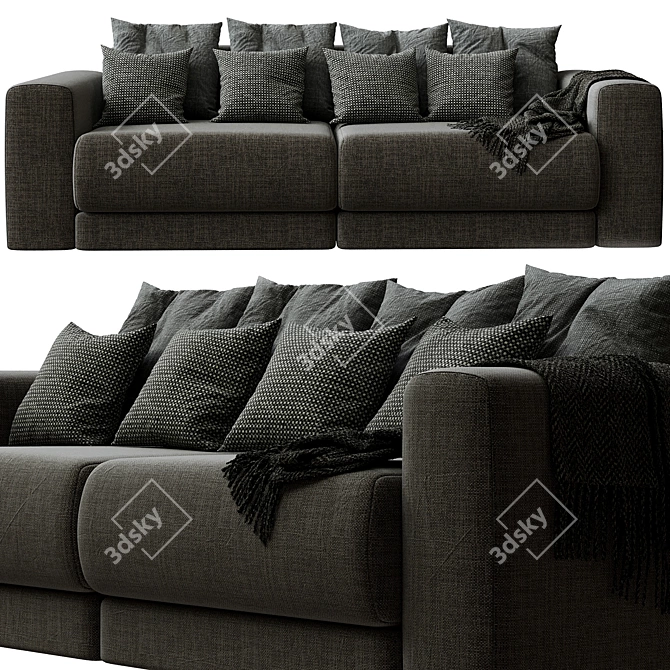 Country Style Medison Sofa 3D model image 1