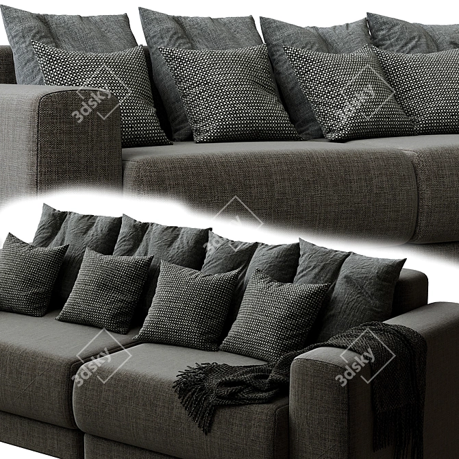 Country Style Medison Sofa 3D model image 3