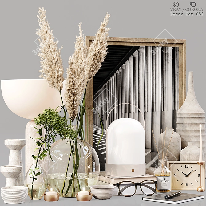 Elegant Decor Set 052: High-Quality & Detailed 3D model image 1