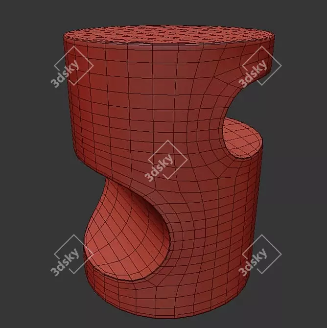 Spencer Villa Vici Side Table 3D model image 2