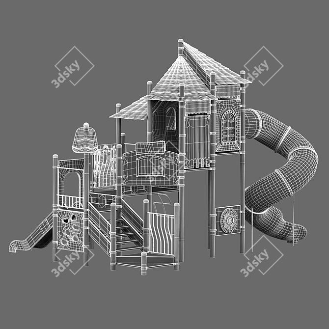 Title: Kids' Fun Castle 3D model image 5