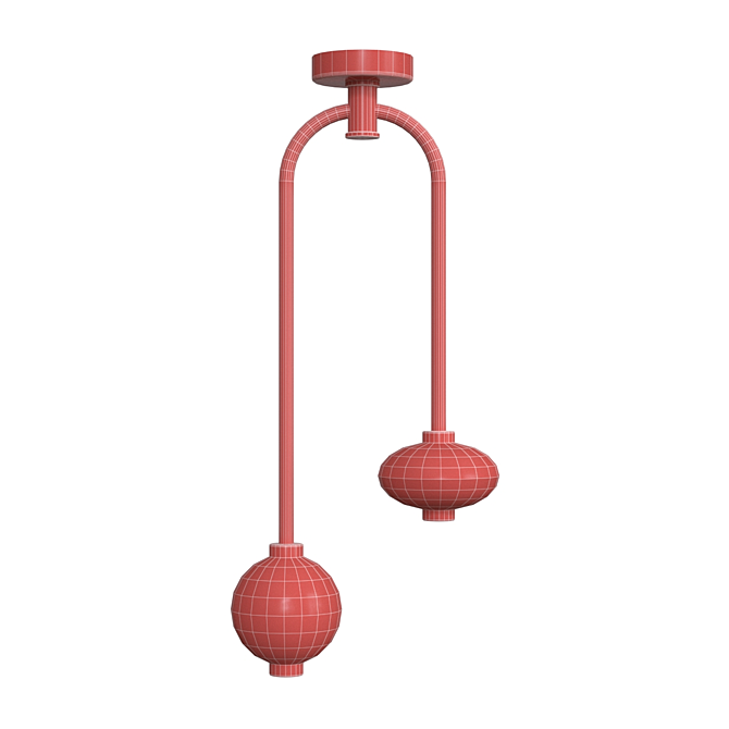 Sleek Design Daria B Lamp 3D model image 3