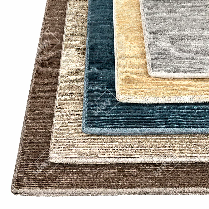 Lodhi Contemporary Area Rug 3D model image 2