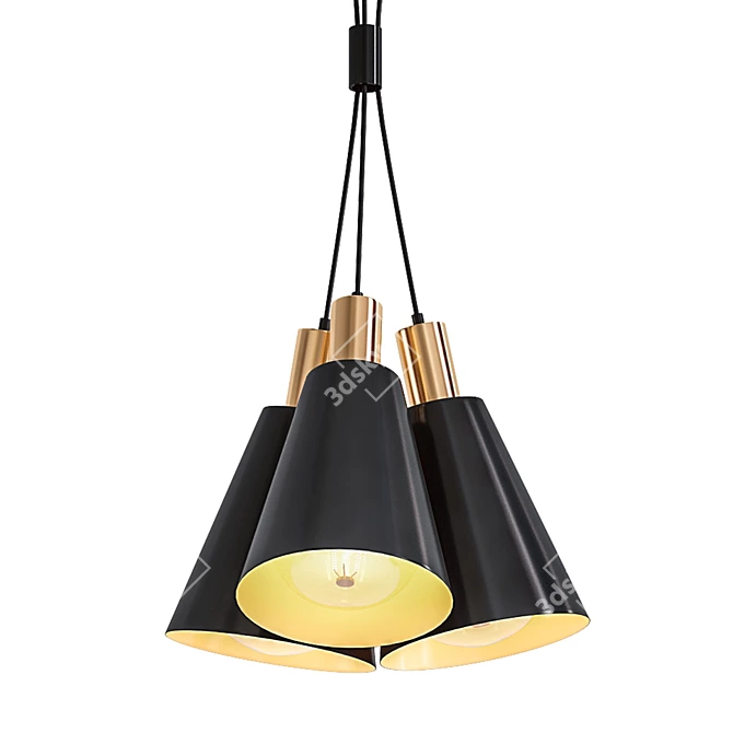 Modern Pendant Light Sconce 3D model image 1