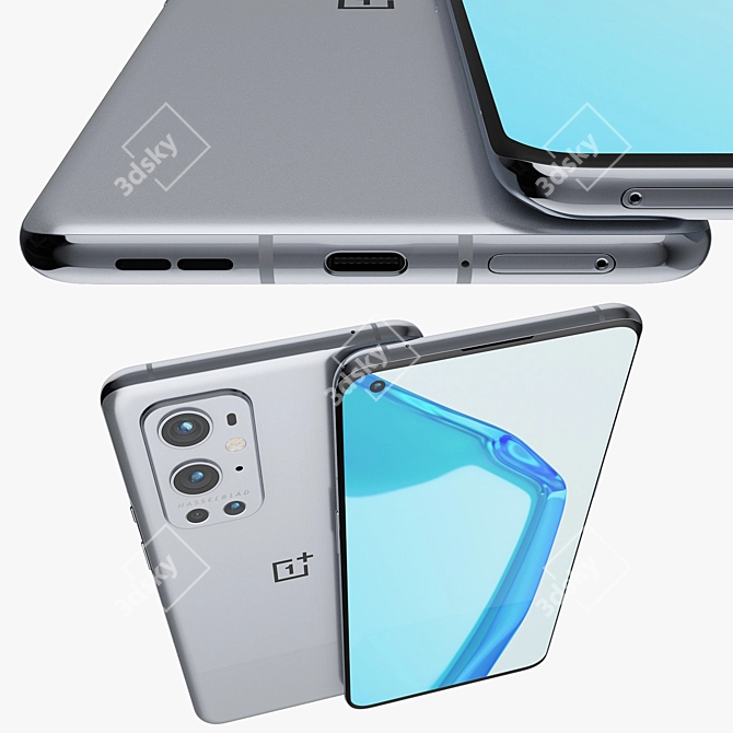 Advanced OnePlus 9 Pro: Stunning Renders 3D model image 2