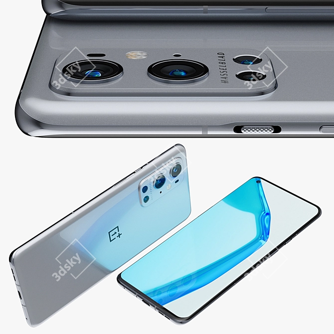 Advanced OnePlus 9 Pro: Stunning Renders 3D model image 5