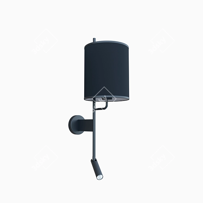 Modern Wall Light Fixture: MJ Light VORO 3D model image 1