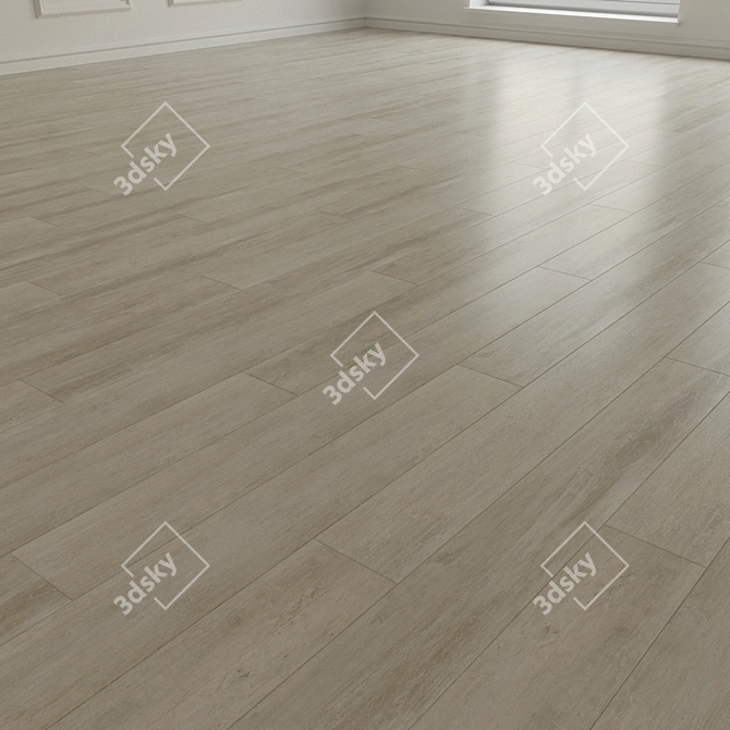 Title: Versatile Interlocking Laminate Flooring 3D model image 2