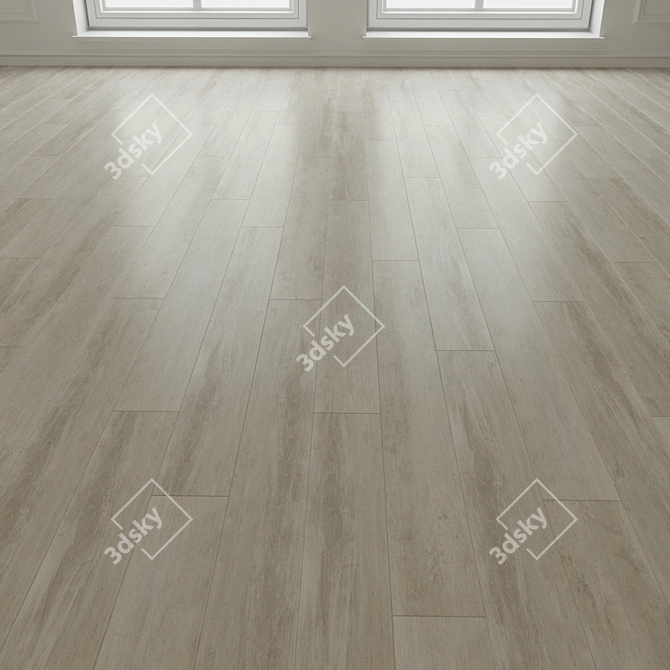 Title: Versatile Interlocking Laminate Flooring 3D model image 3