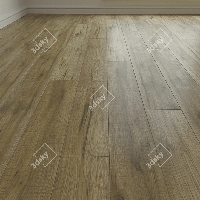 Versatile Laminate Flooring 3D model image 1