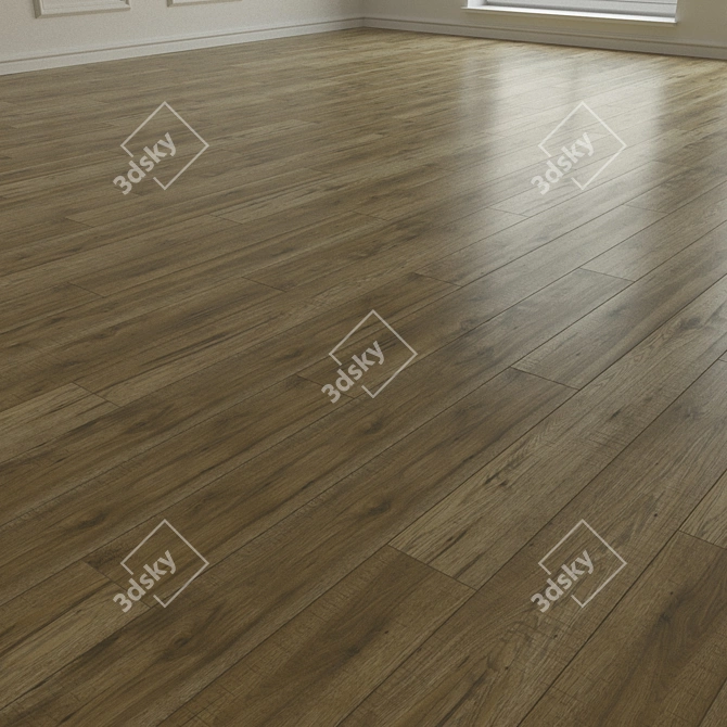 Versatile Laminate Flooring 3D model image 2