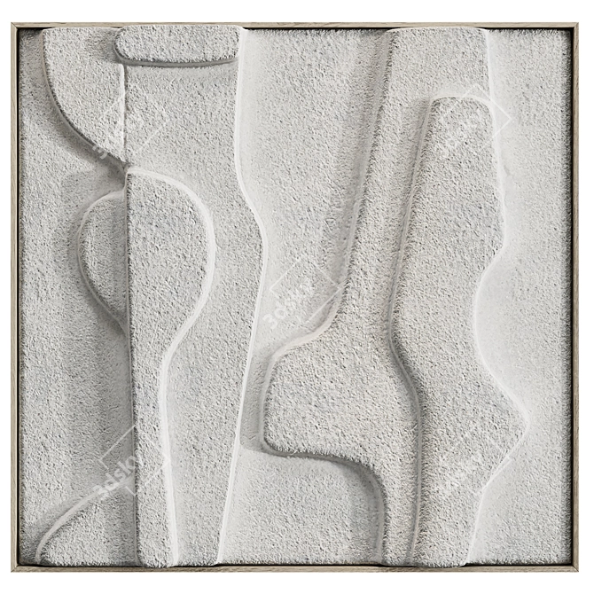 Stone Art: 3D Textured Paintings 3D model image 3