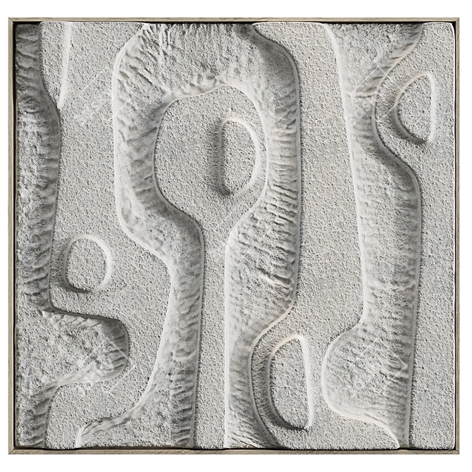 Stone Art: 3D Textured Paintings 3D model image 4