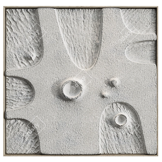 Stone Art: 3D Textured Paintings 3D model image 5