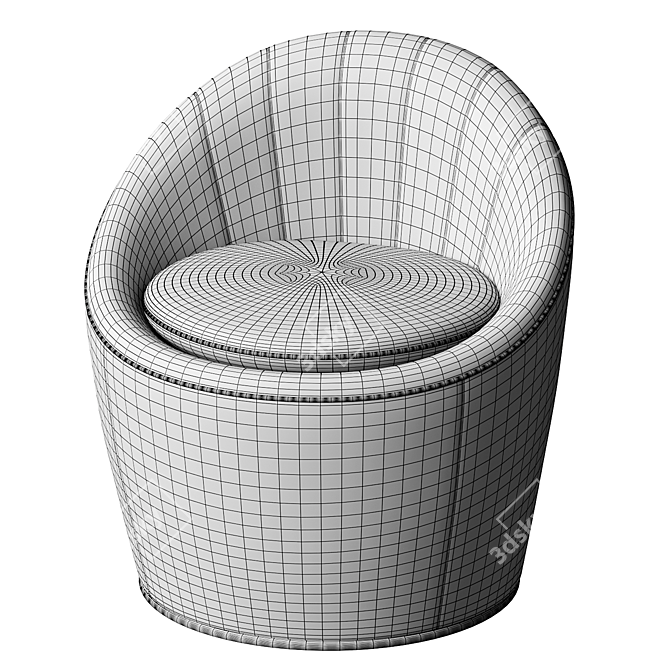 Monroe: Stylish Armchair by Essential Home 3D model image 4