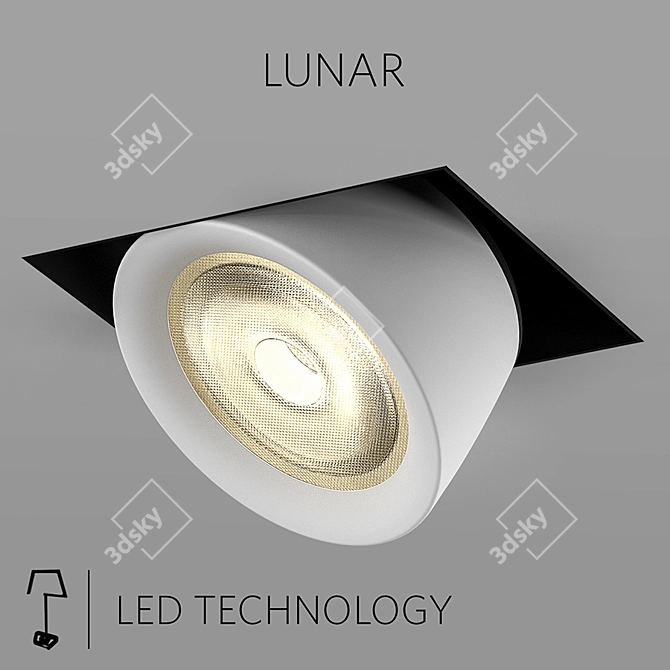 LUNAR: Sleek Design, Efficient Lighting 3D model image 1