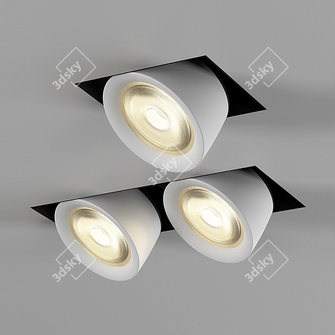 LUNAR: Sleek Design, Efficient Lighting 3D model image 2