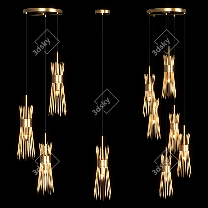 Modern and Stylish Gisken Lighting 3D model image 1