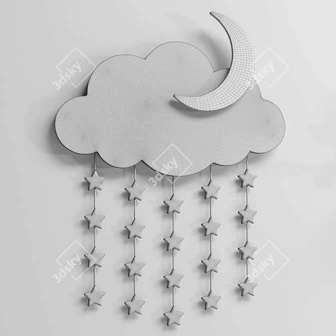 Cloud LED Lamp 3D model image 2