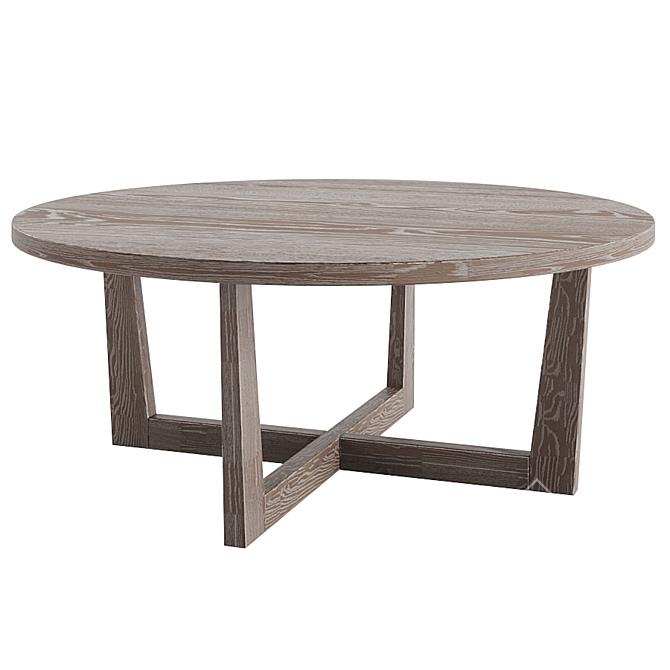 Liam Oak & Maple Coffee Table 3D model image 2