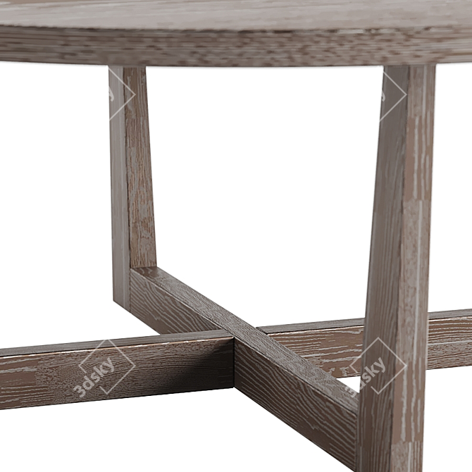 Liam Oak & Maple Coffee Table 3D model image 3