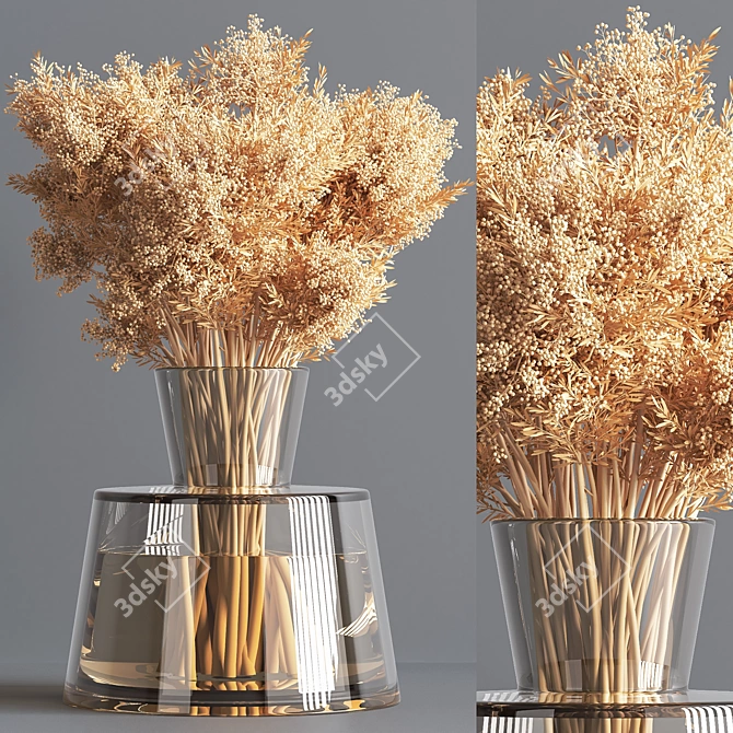 Elegant Vray Plants Bouquet 3D model image 2