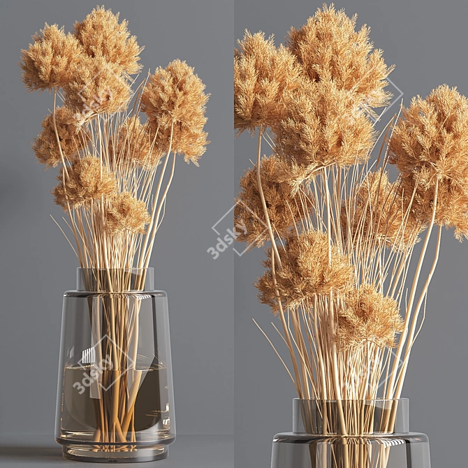 Elegant Vray Plants Bouquet 3D model image 3