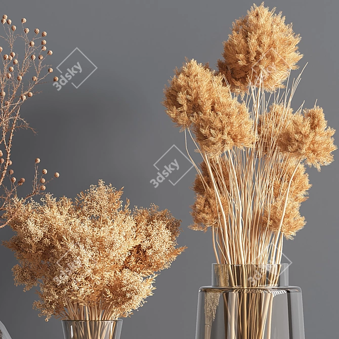 Elegant Vray Plants Bouquet 3D model image 5