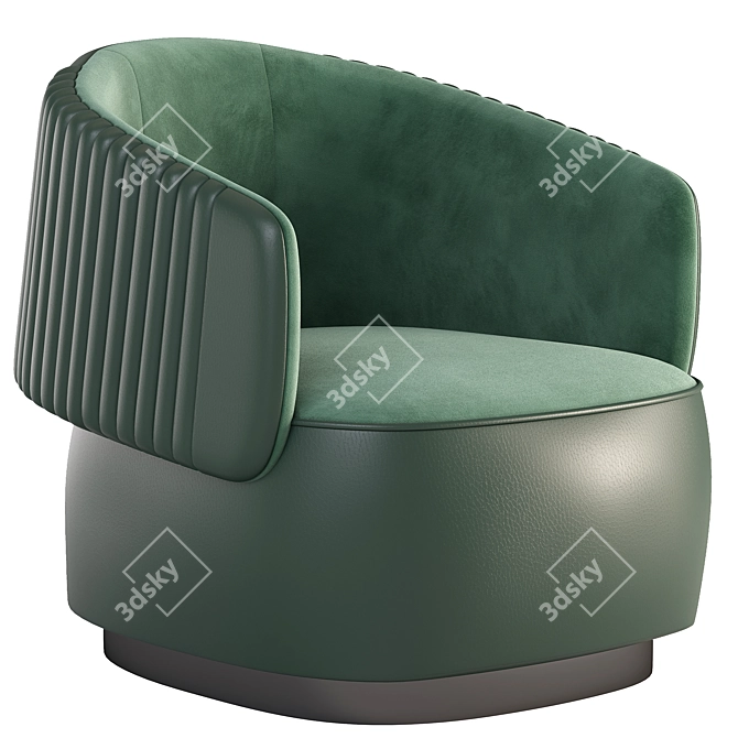 Twibe Armchair: Modern, Stylish Design 3D model image 1