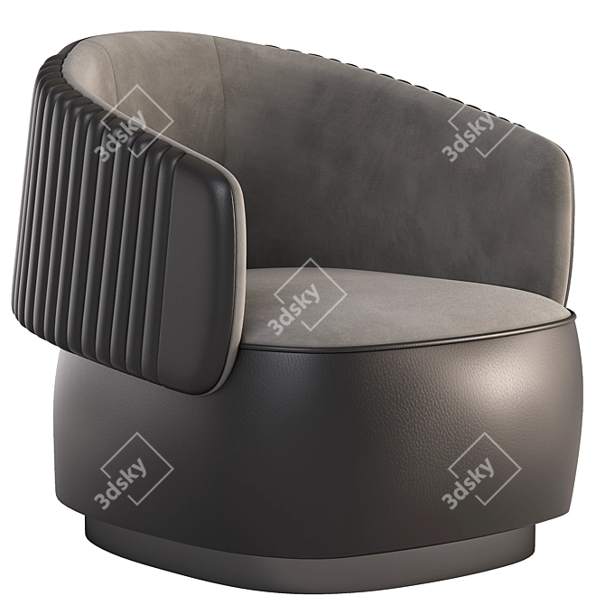 Twibe Armchair: Modern, Stylish Design 3D model image 2