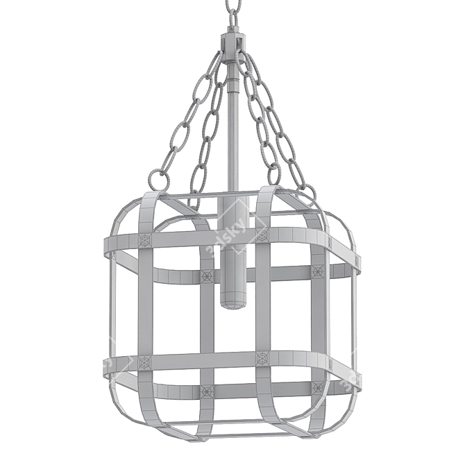 Colchester Pendant: Elegant Lighting Essence 3D model image 2