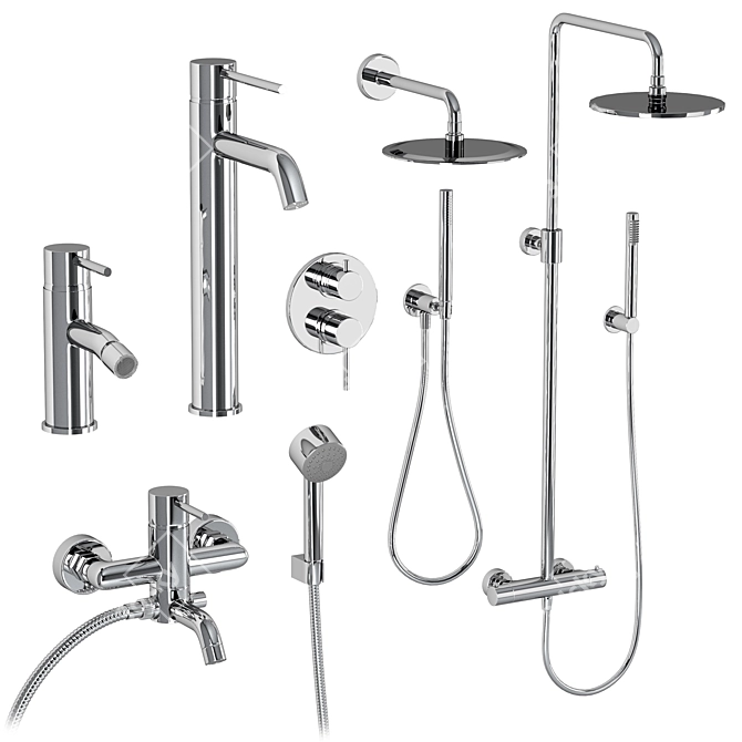 Paini COX Set | Faucets & Showers 3D model image 4