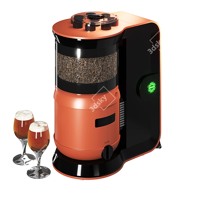 Craft Pro Mini Brew: Automated Beer Machine 3D model image 1