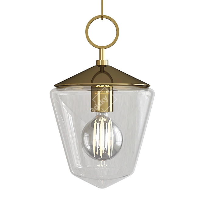 Elegant Greene Pendant Light 3D model image 2