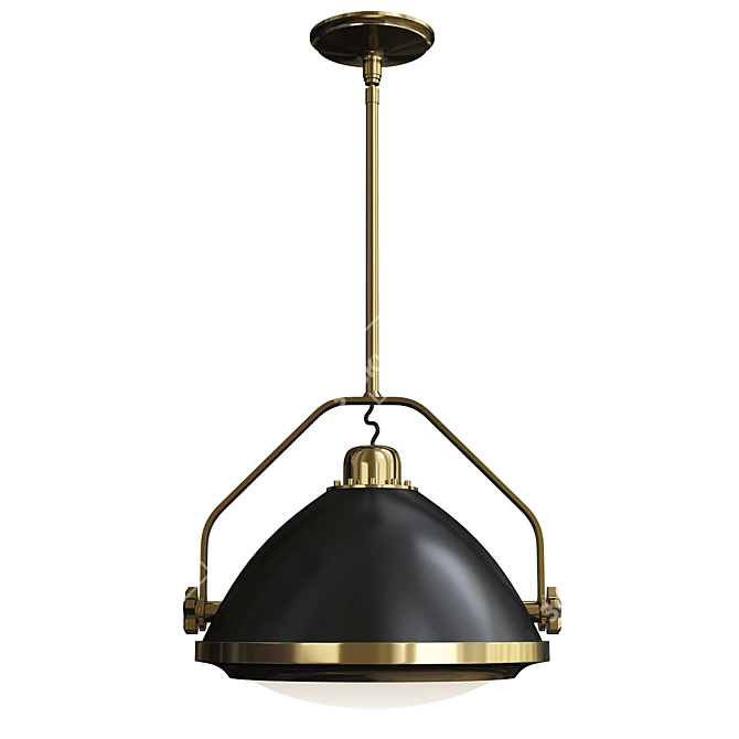 Apollo Pendant Light: Modern Elegance in Every Drop 3D model image 1