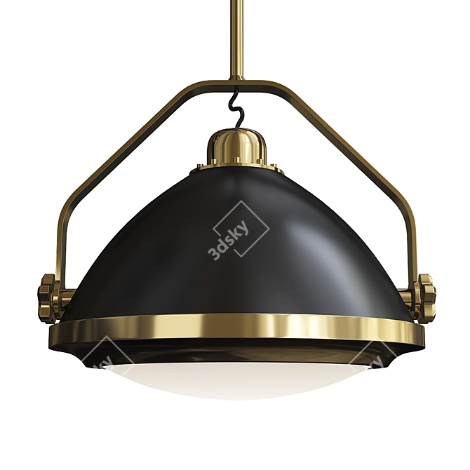 Apollo Pendant Light: Modern Elegance in Every Drop 3D model image 2