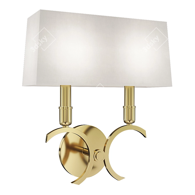 Modern Mitzi Gwen Wall Sconce 3D model image 1