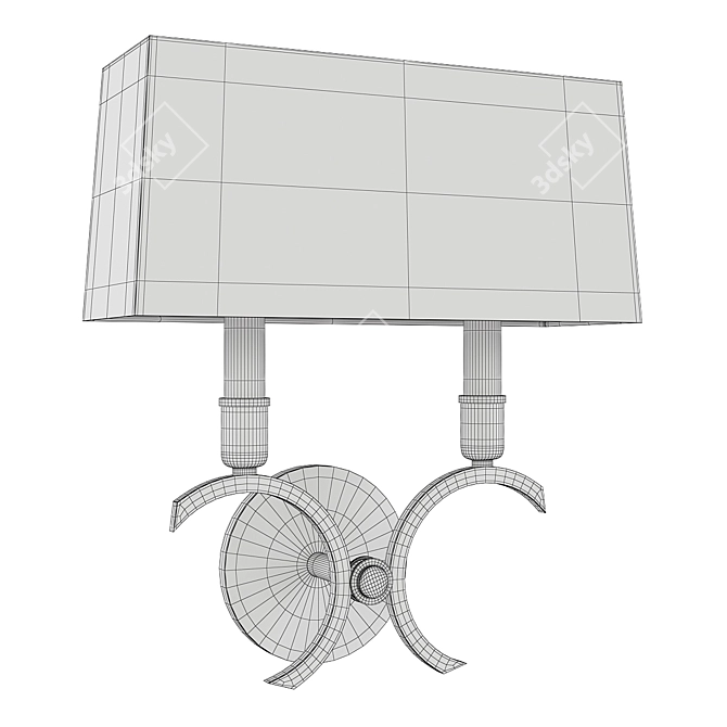 Modern Mitzi Gwen Wall Sconce 3D model image 2