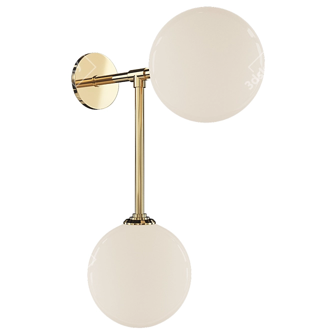 Minimalist Mitzi Ashleigh Wall Sconce 3D model image 1