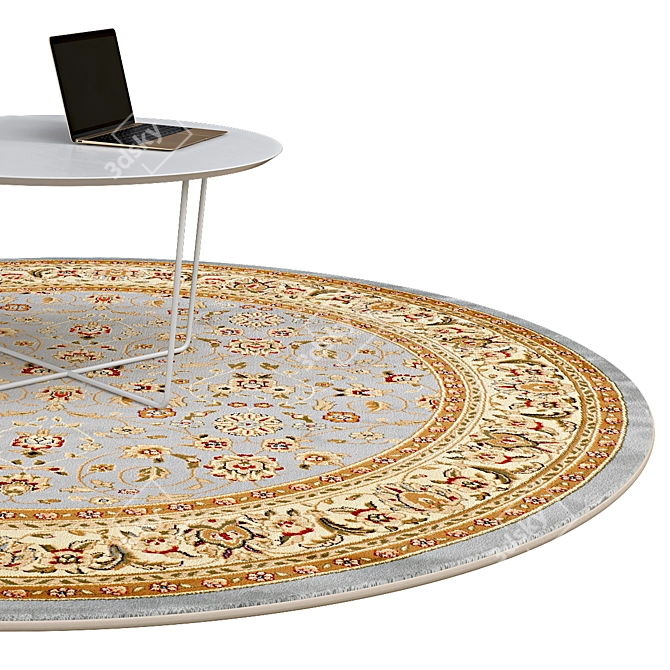 Elegant Circle Rugs | No. 237 3D model image 2