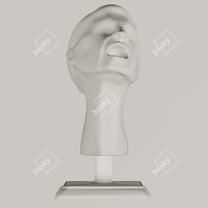 Scream Bust Statue - Immortalize the Anguish 3D model image 6