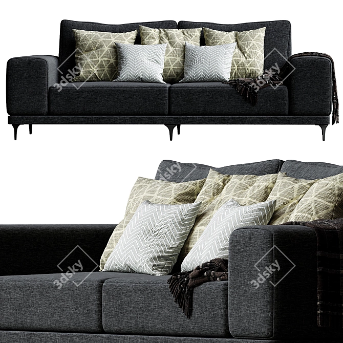 Modern Hoff Frankford Sofa 3D model image 1