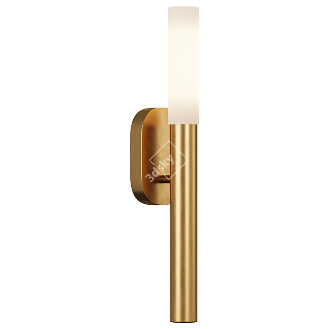 Elegant Rousseau Sconce: Kelly Wearstler's Small Bath Brilliance 3D model image 1