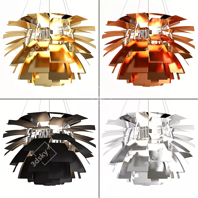  PH Artichoke - Modern Pendant Light 3D model image 2