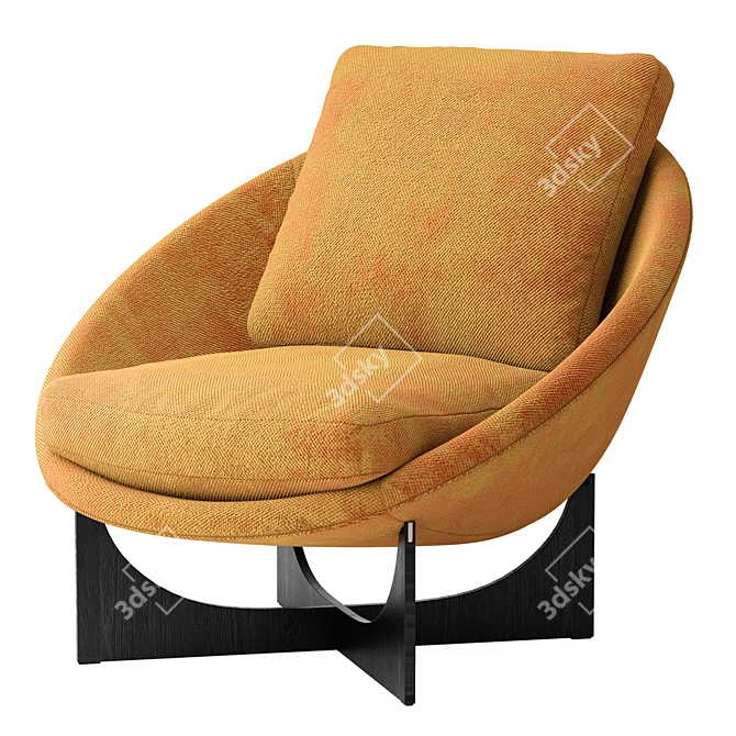 Luxurious 2021 Minotti Lido Armchair 3D model image 3